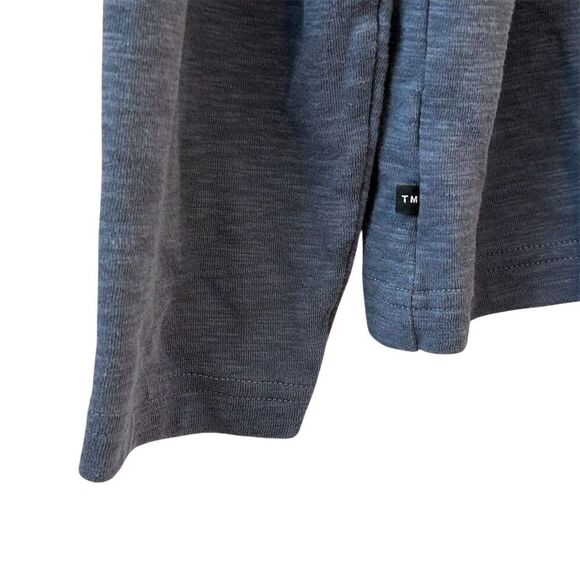Travis Mathew Men's Long Sleeve Crew Neck T-Shirt Blue Gray Size L - Picture 5 of 9